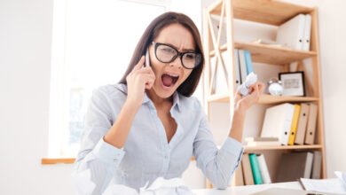 Woman creating a stress management plan