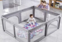 Baby-proofed home with safety gates and corner protectors