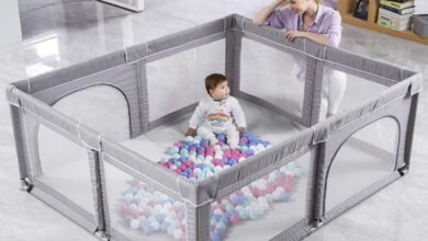 Baby-proofed home with safety gates and corner protectors