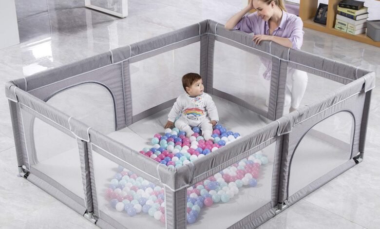 Baby-proofed home with safety gates and corner protectors